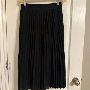 INC International Concepts Black A-Line Skirt